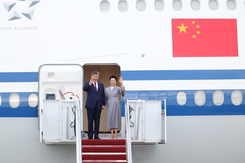 图讯：习近平抵达华盛顿对美国进行国事访问
